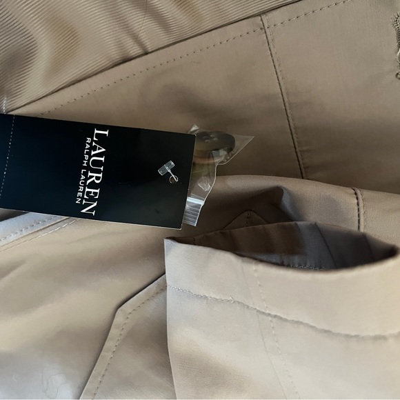 Ralph Lauren Belted Trench Coat Medium - Picture 4 of 5